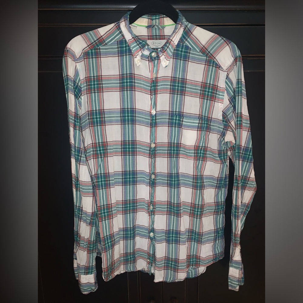 Eton shirt size 15.5 slim